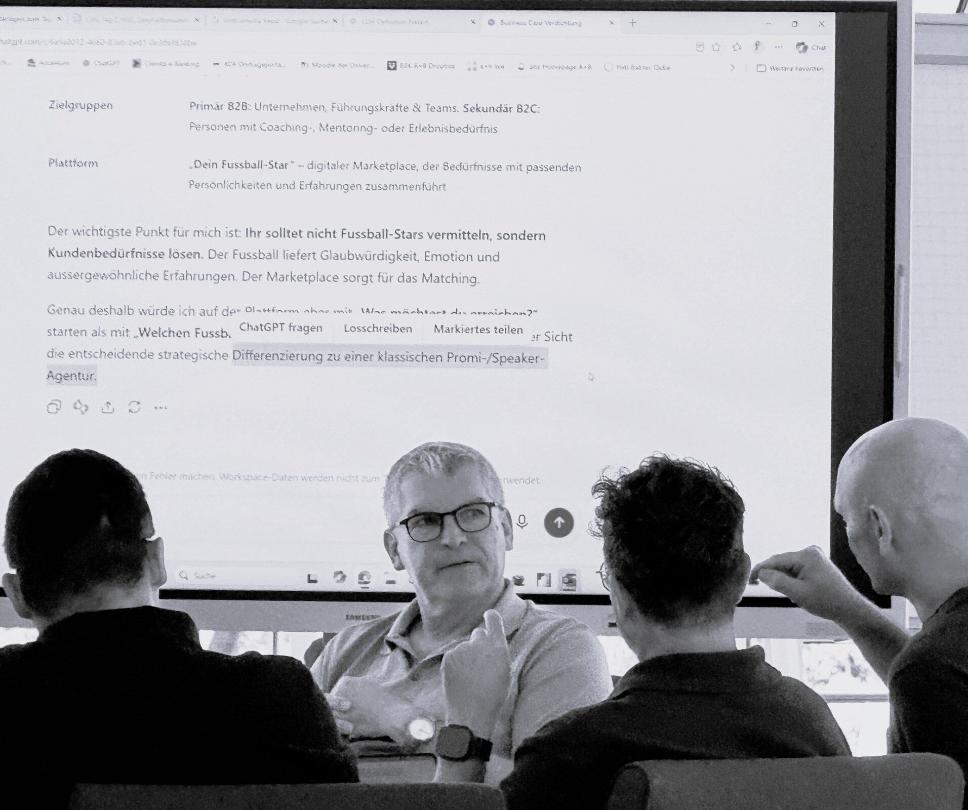 Einblick in die Arbeit im Strategy Lab St. Gallen